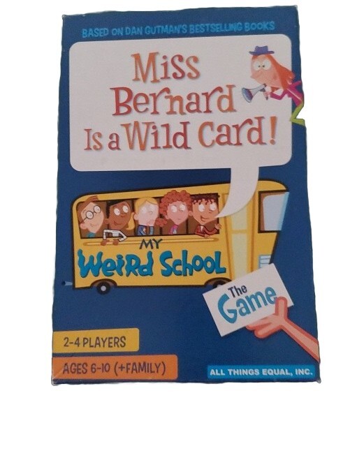 Miss Bernard is a Wild Card My Weird School Game Used In Box  2-4 Players Childs