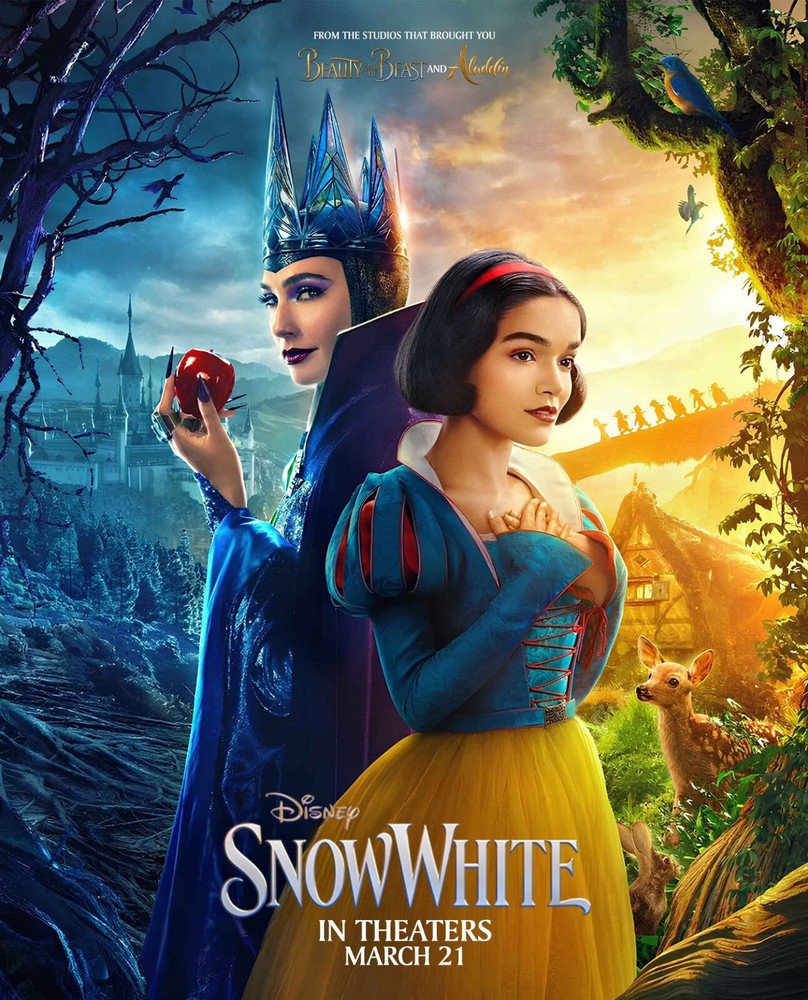 2025 Disney Snow White Art Print Poster Kids Room Wall Decor Gift