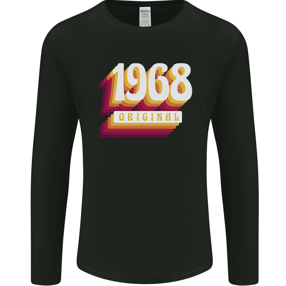 Retro 57th Birthday Original 1968 Mens Long Sleeve T-Shirt