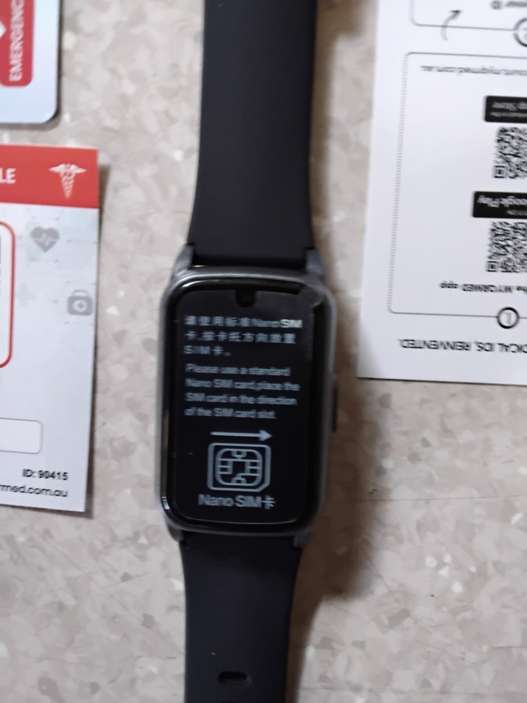 My QR Med GPS Smart Watch for Health Tracking