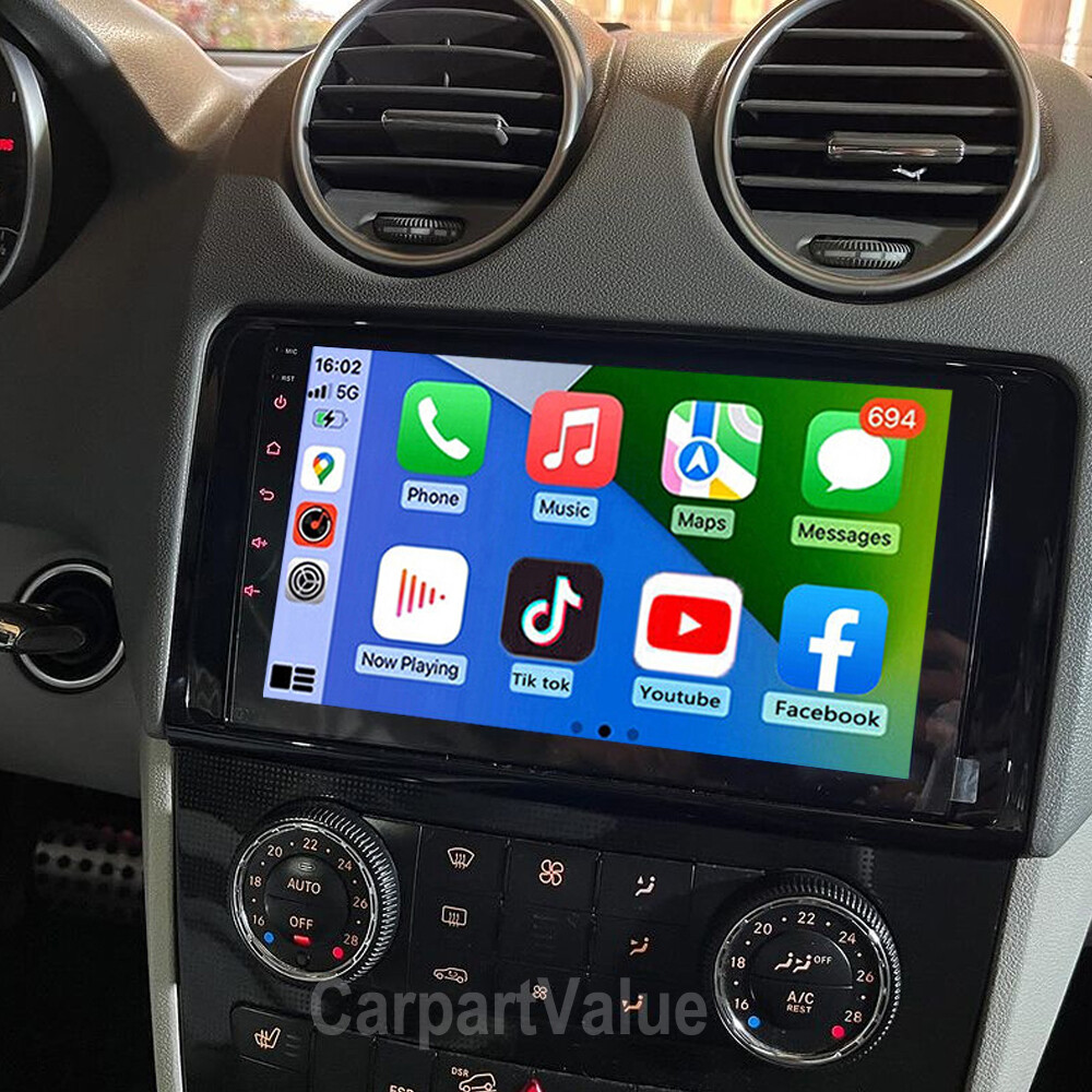 For 2007-2011 Mercedes-Benz ML350 GL450 Car Radio Wireless Android AUTO CarPlay