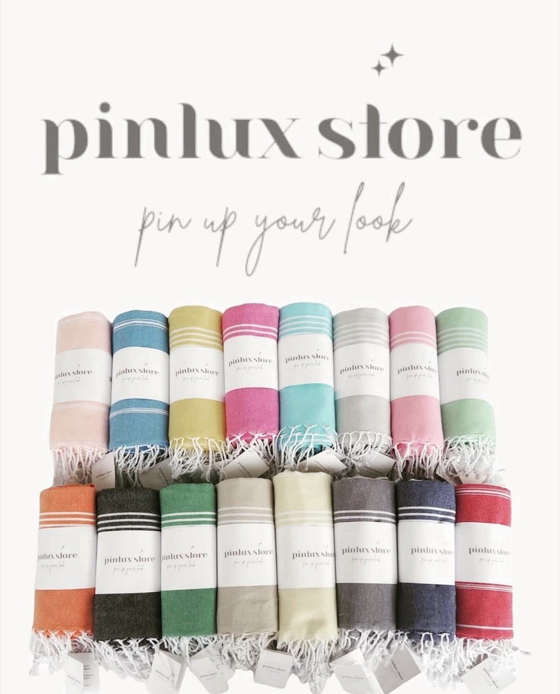 Luxury Cotton Turkish Peshtemal Towel 39x70 Soft Absorbent Lightweight