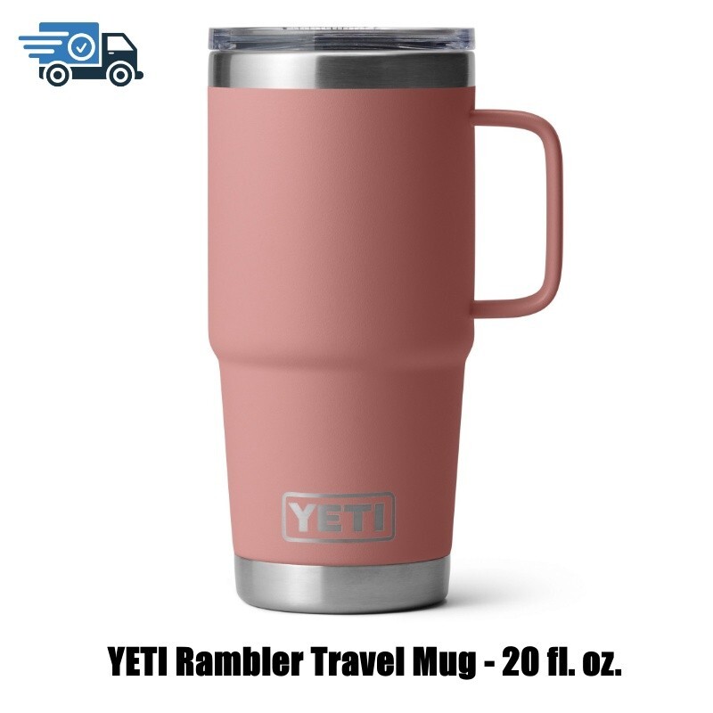 YETI Rambler 20 oz Insulated Travel Mug for Hot and Cold Drinks