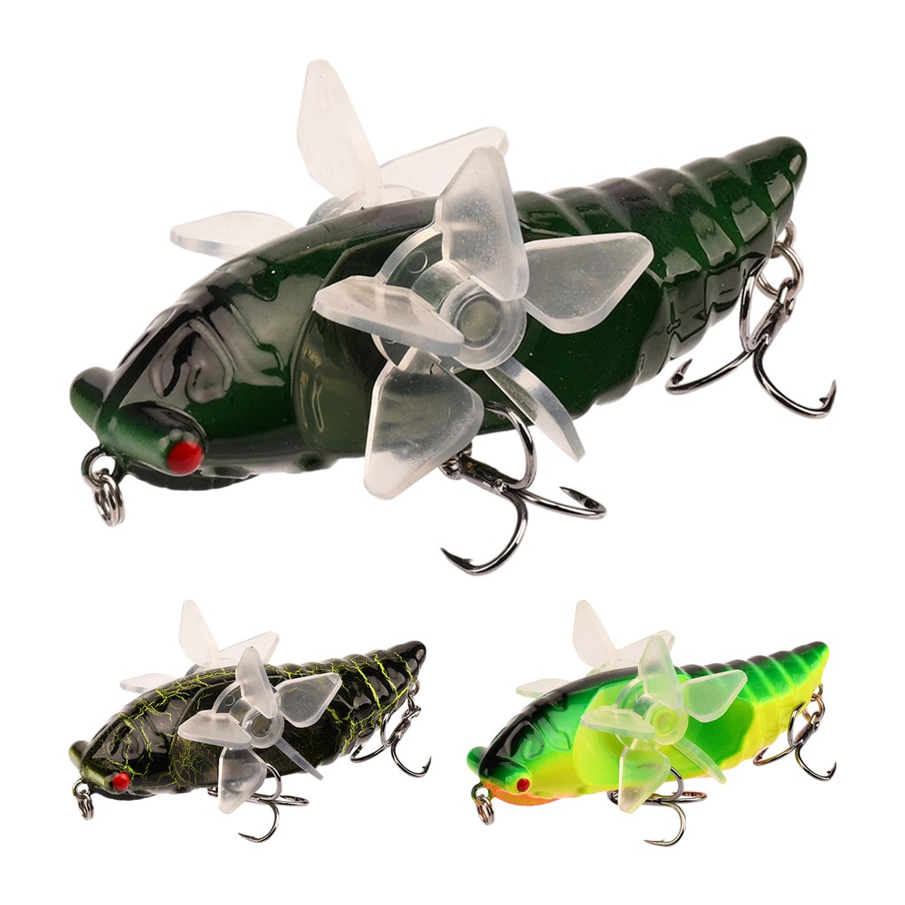 River Fishing Lures Hard Cicada Fishing Bait Artificial Baits 7.5cm pleasant