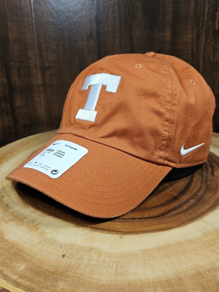 Texas Longhorns Nike Heritage 86 Adjustable Strapback Cap NCAA Team 1Fit Unisex
