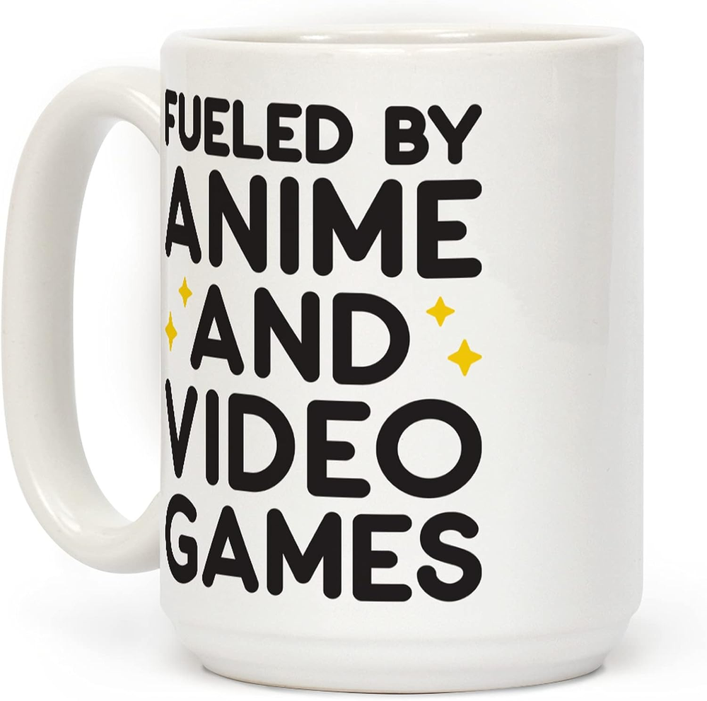 Anime Coffee Mug - Funny Coffee Mugs Adult Humor, Double-Sided Print Ceramic Cof