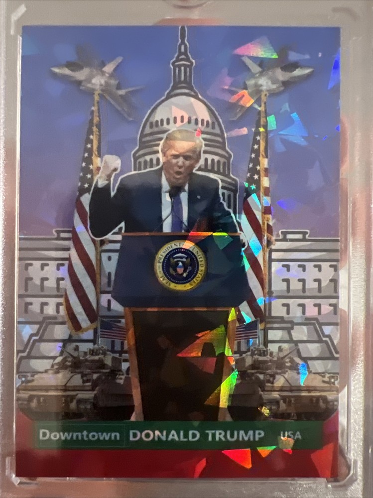 Donald Trump MAGA CUSTOM White House Cracked Ice Downtown 🔥 USA Tanks Planes