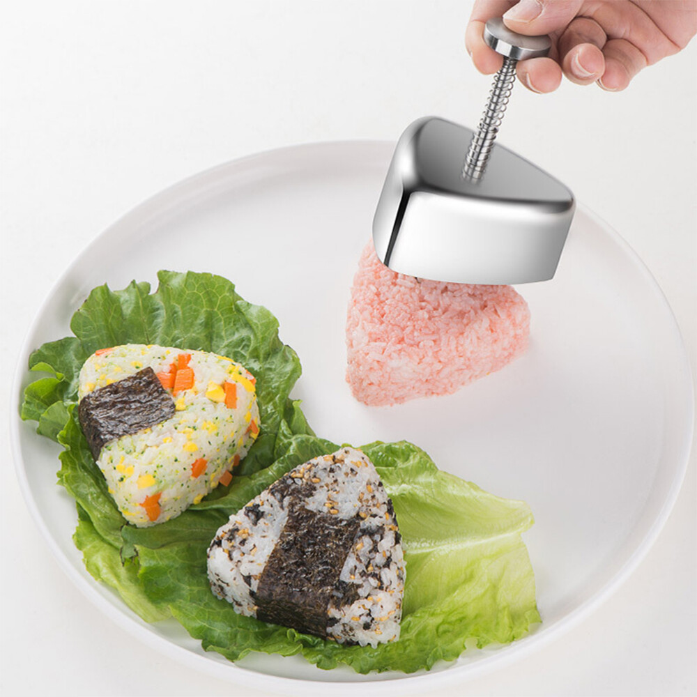 Onigiri Maker Triangle Sushi Mold Kitchen Tool for Easy Rice Balls  