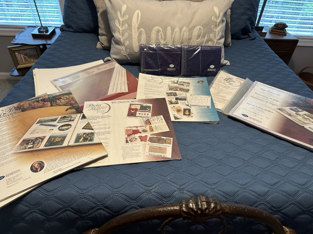 Vintage Creative Memories Scrapbooking Supplies Bundle