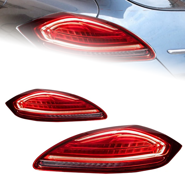 Pair Dynamic LED Tail Lights Assembly Upgrade For Porsche Panamera 970 2010-2013