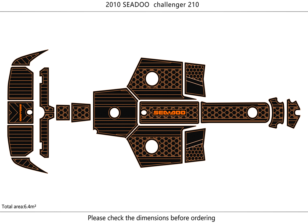2011 sea doo 210 wake DuraEVA EVA Foam Boat flooring