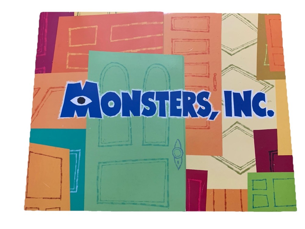 Monsters, Inc. Lithograph Portfolio Set Walt Disney Pixar Exclusive