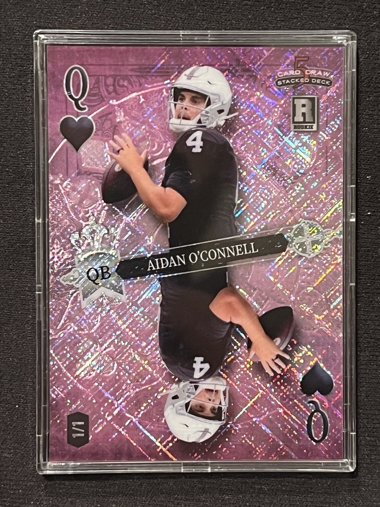2023 Wild Card 5 Card Draw Aidan O’Connell 1/1 Raiders