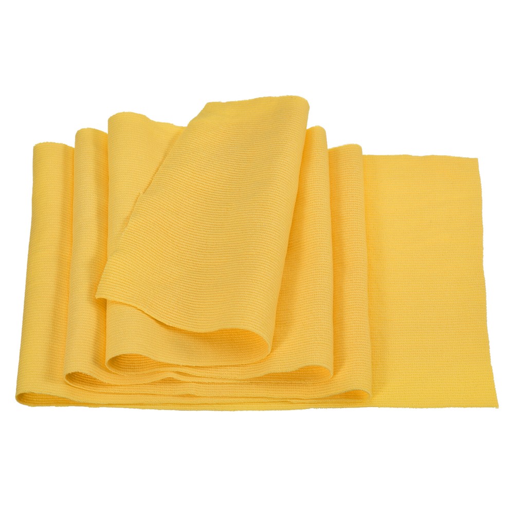 20cmx1m Elastic Cuff Ribbed Trim Cotton Fabric Knit Ribbed Stretch Band Yellow