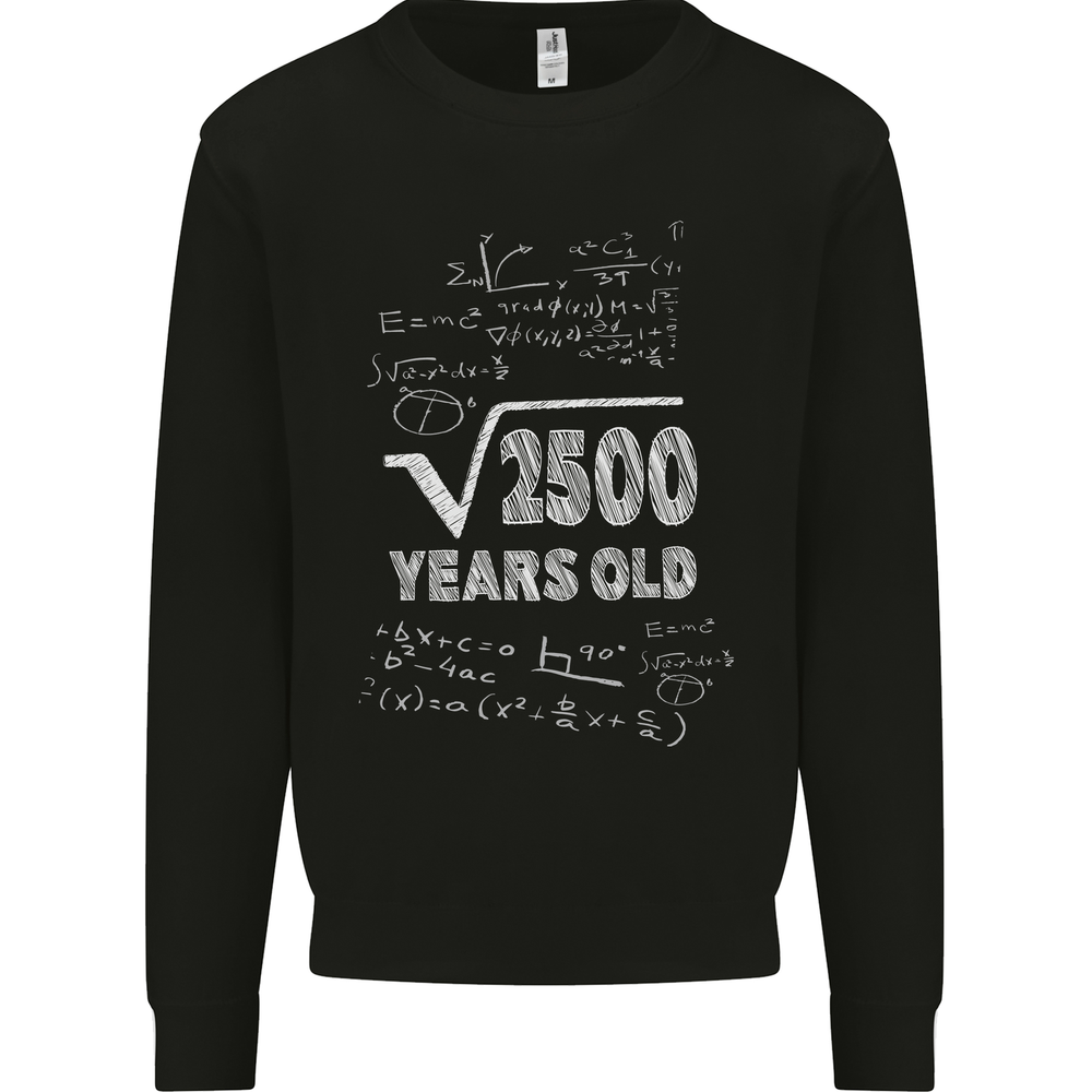 50th Birthday 50 Year Old Geek Funny Maths Mens Sweatshirt Jumper