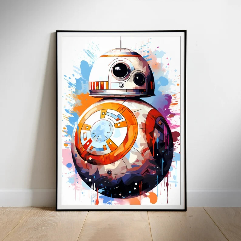 Star Wars Fan Art Movie Poster Printable Wall Art Decor