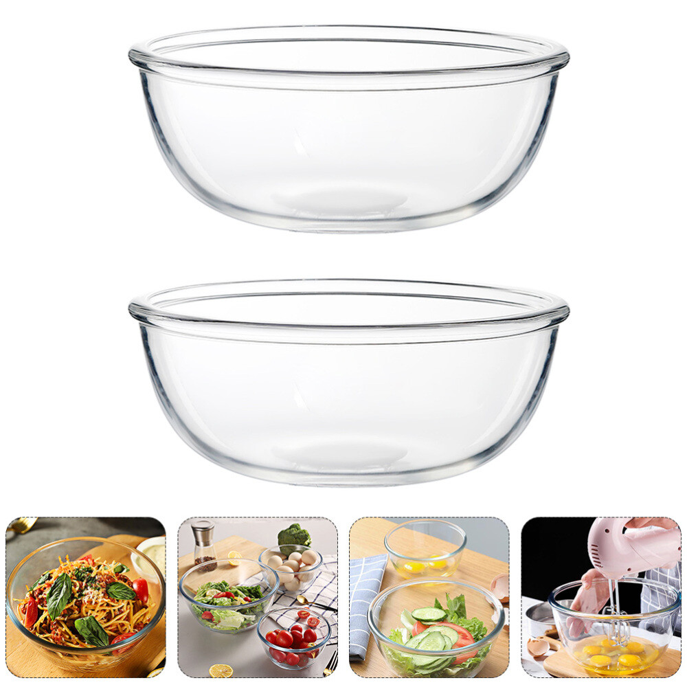 2 Pcs Household Glass Bowl Dessert Ultra-light Tent Fat Burning Vest Bed Net
