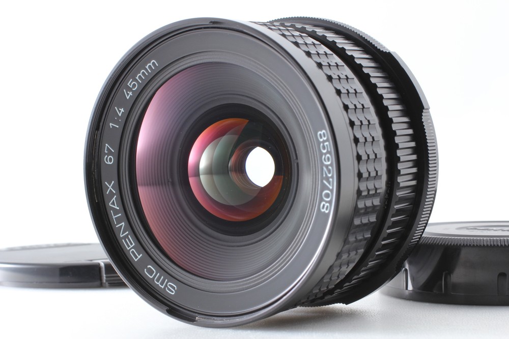 Late Model [Mint] SMC Pentax 6x7 67 II 67II 45mm f/4 Wide Angle Lens From Japan