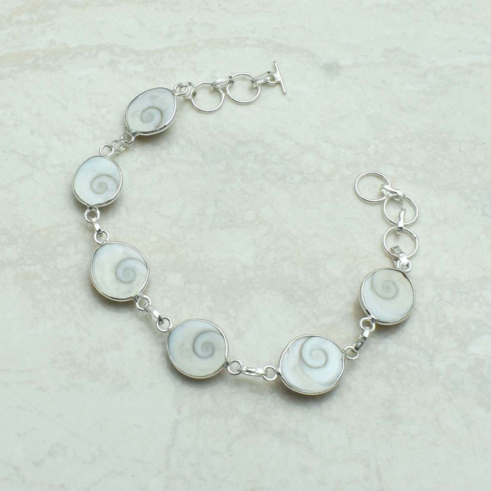 Shiva Eye Gemstone Ethnic Handmade Bracelet Jewelry 8 Gms Wedding Gift AB-68929
