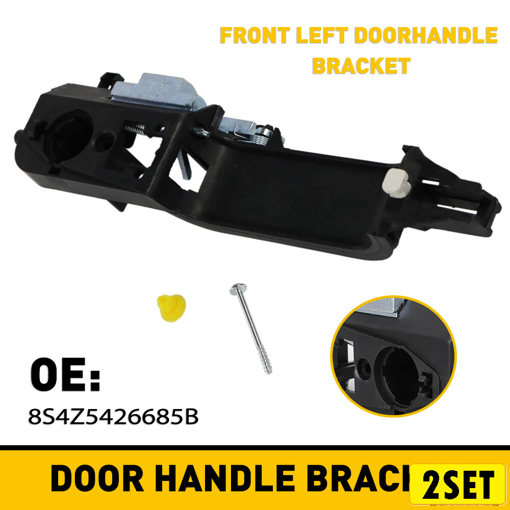 2008-11 Ford Focus Front Left ABS Exterior Door Handle 2Set #8S4Z542