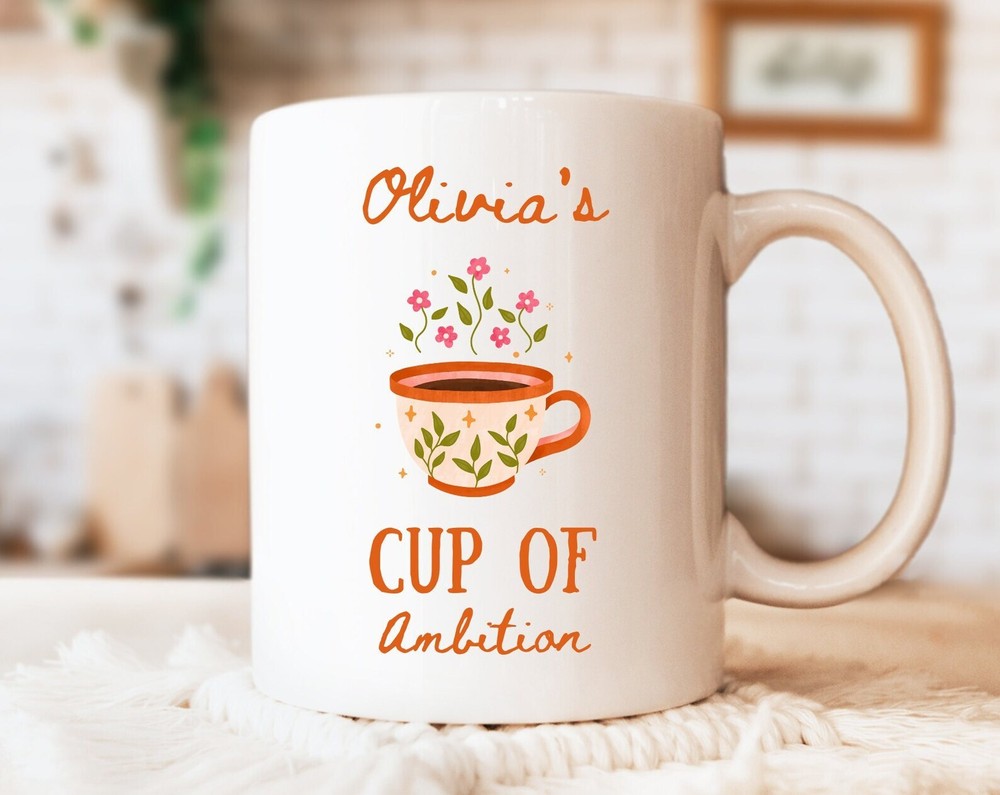 Cup Of Ambition Mug Personalised Motivational Mug Dolly Parton Mug Uplifting