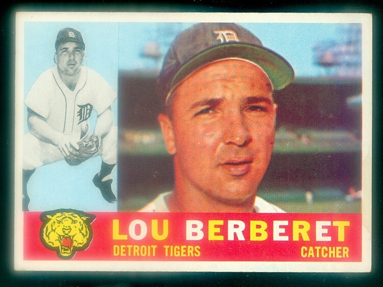 1960 TOPPS #6 LOU BERBERET EXMT