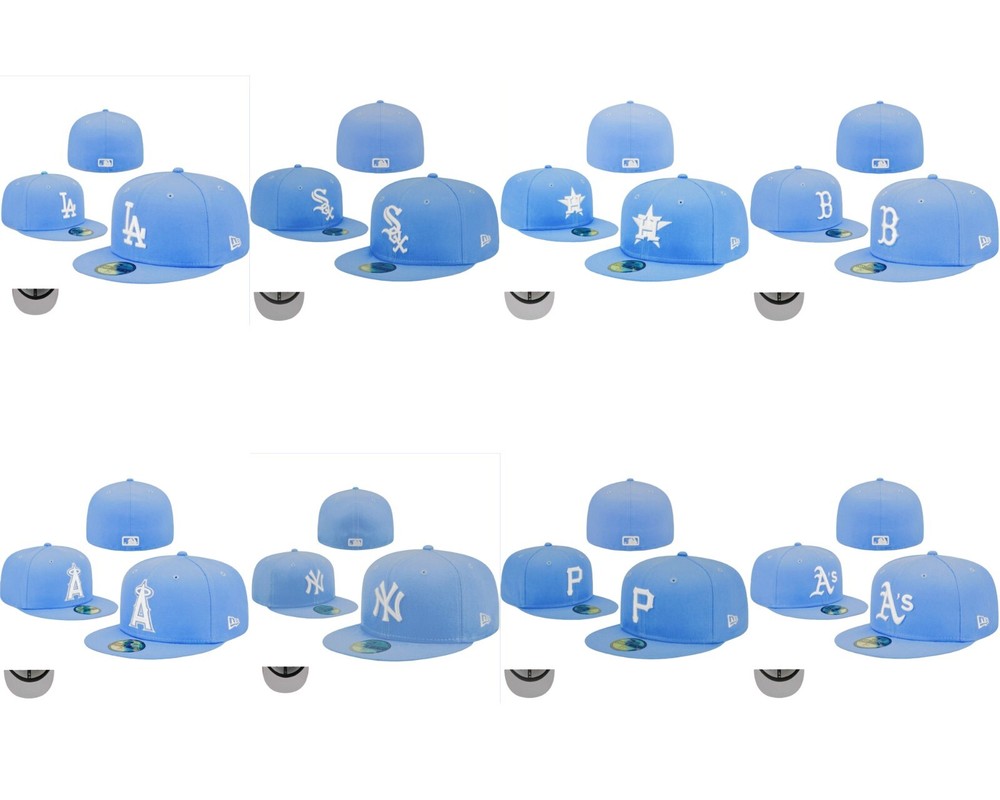 MLB Multiple Teams Casual Men's Simple Embroidered Baseball Cap Flat Cap