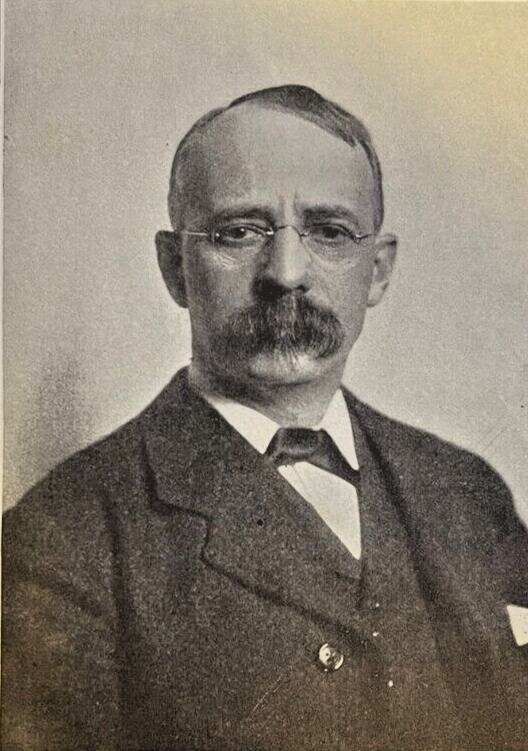 1909 Vintage Magazine Illustration Railroad Baron Edward H. Harriman