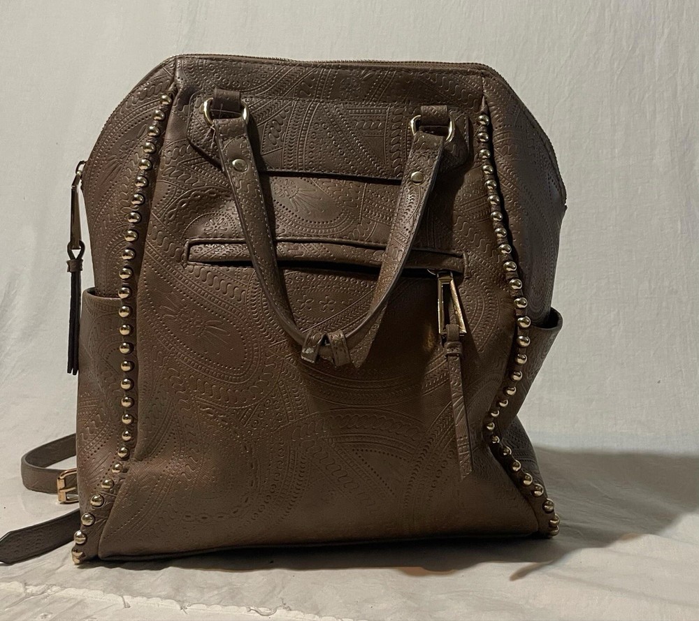 Jessica Simpson Camille Almond Leather Backpack  