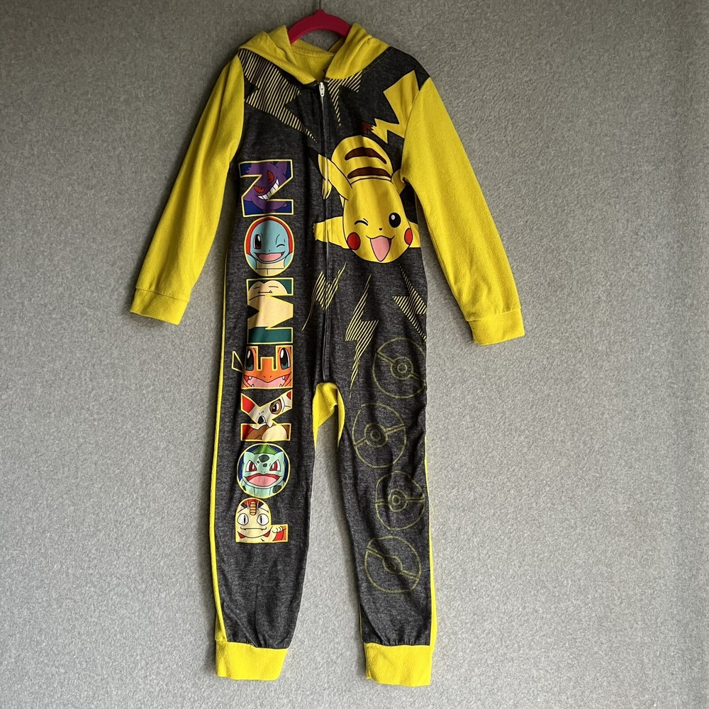 Pokemon One Piece Pajama Unisex Kid’s Size 6