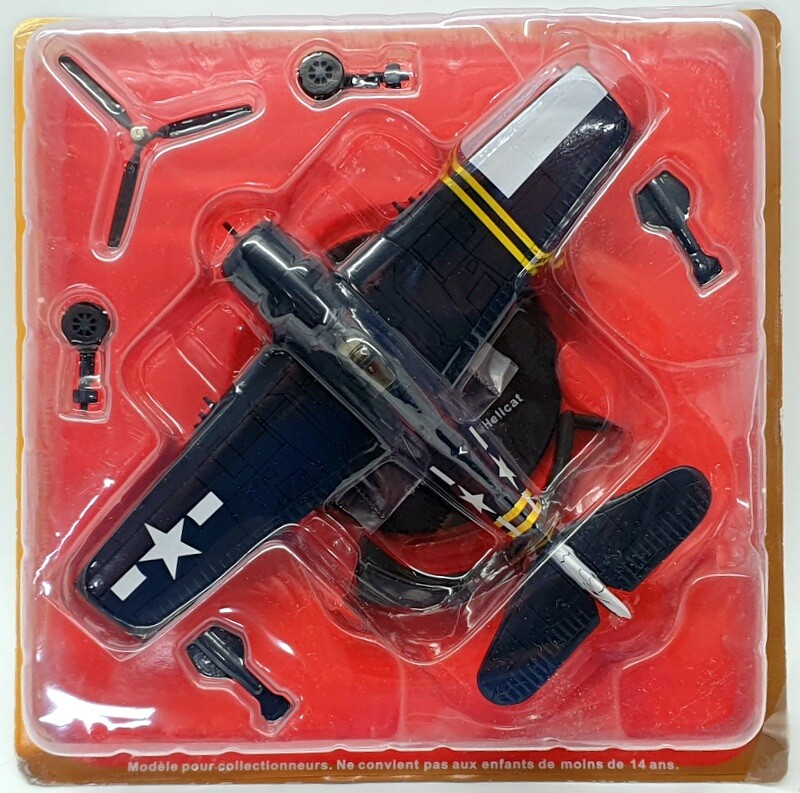 Altaya 17cm Diecast Grumman F6F Hellcat WWII US Navy Fighter Model