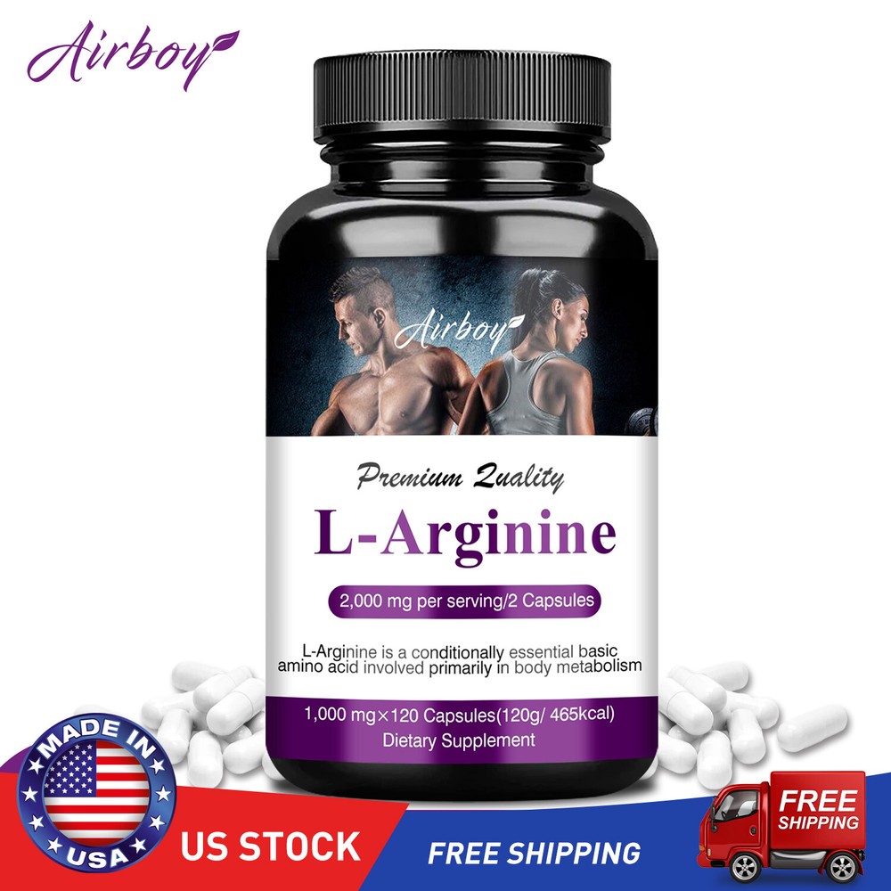 L-Arginine - Deliver Essential Nutrients, Improve Athletic Performance, For Men