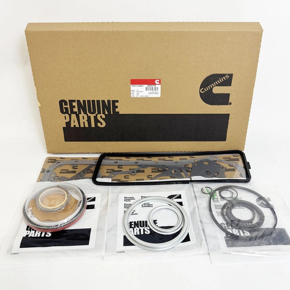Cummins 3.9L 4B 4BT 4BTA 4BT3.9 Lower Gasket Set Oil Pan Seal Kit