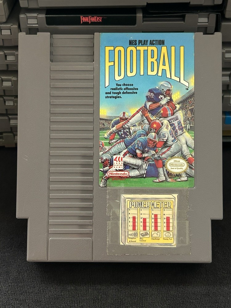 Tested 1990 NES Play Action Football Cartridge for Nintendo Entertainment System
