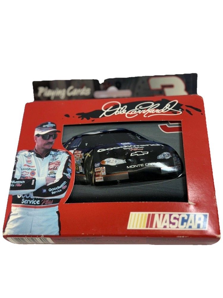 Dale Earnhardt Sr. NASCAR 2000 Playing Cards (2 Decks) in a NEW Collectors Tin