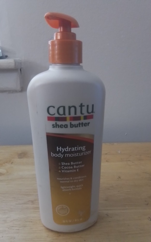 Cantu Hydrating Body Moisturizer with Shea and Cocoa Butter and Vitamin E 16 oz