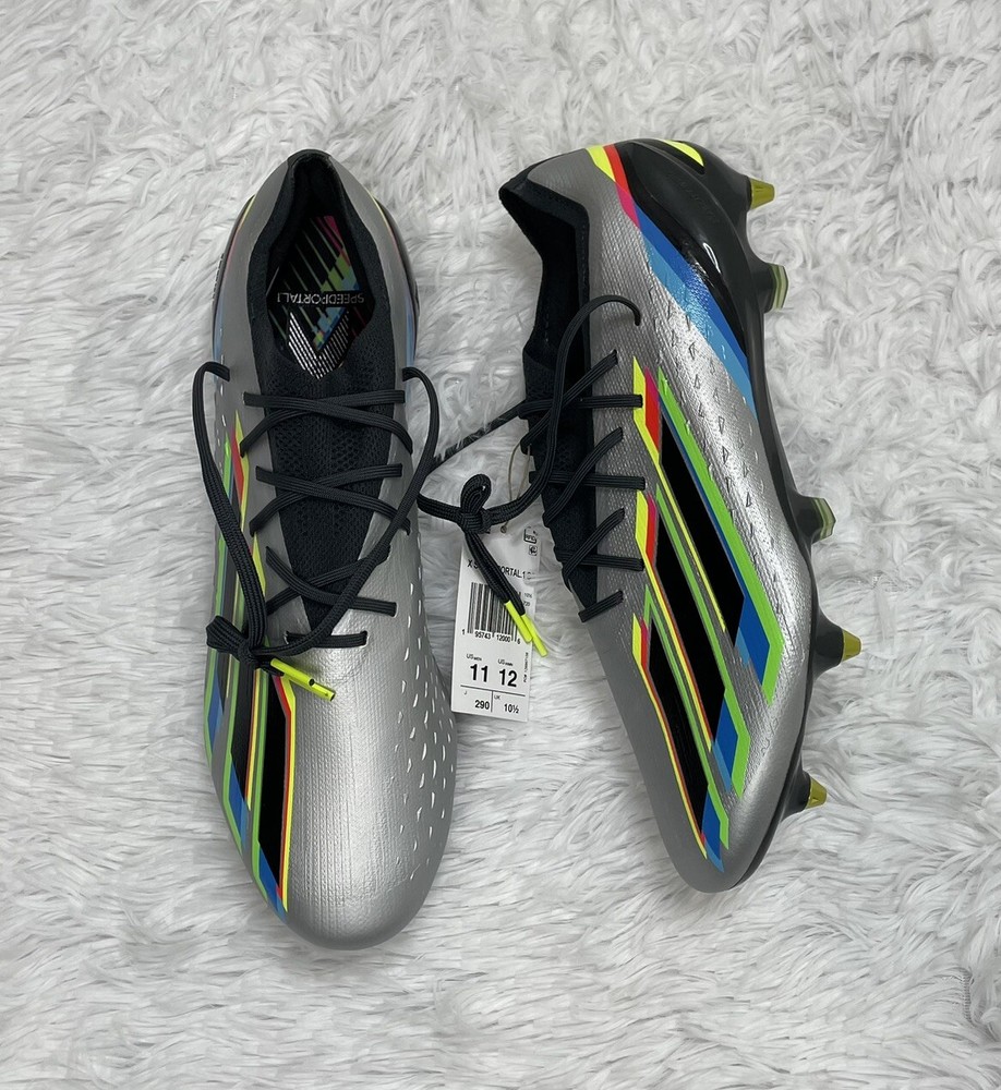 Adidas X Speedportal .1 FG Soccer Cleats Mens Size 11 Silver Gray New GW8441