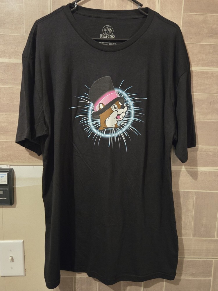 Bucees New Years 2024 Black T Shirt Adult Size XL-image