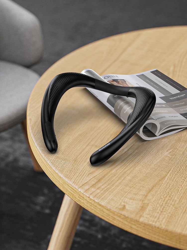 BUGANI Neckband Bluetooth Speaker M115 Wireless Neck Speaker True 3D Stereo Soun