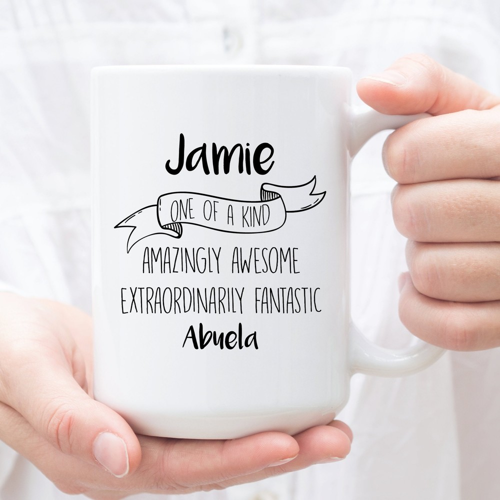 Personalized Coffee Mug For Abuela Custom Gifts For Abuela Perfect Christmas