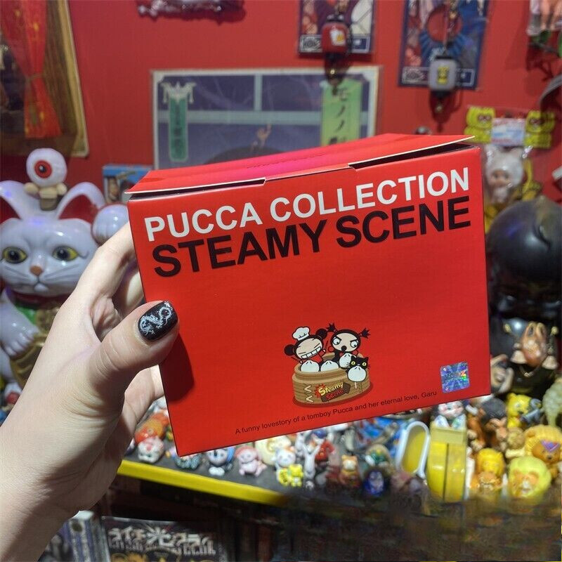 Pucca Steamy Scene Action Figure Statue Collectible Rare Figurine Vintage Toy