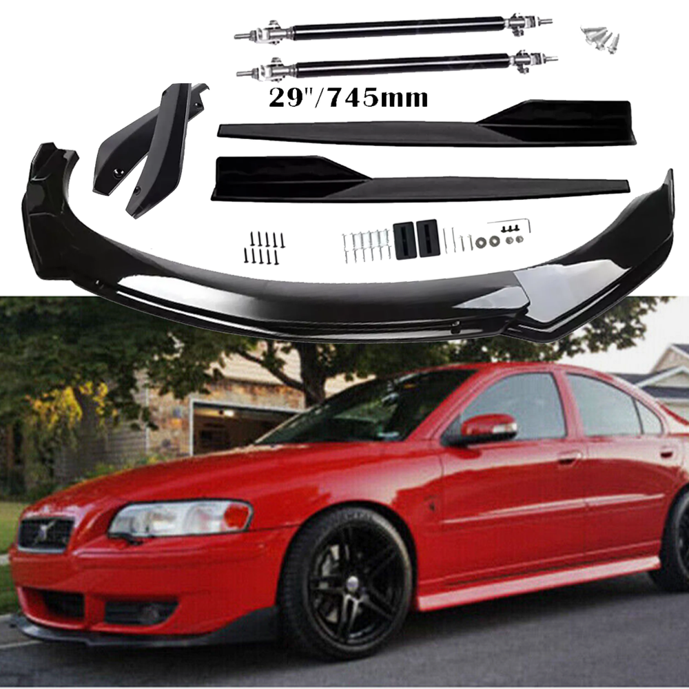 Volvo S40 S60 S70 Front Rear Bumper Lip Spoiler Splitter Side Skirt Body Kit