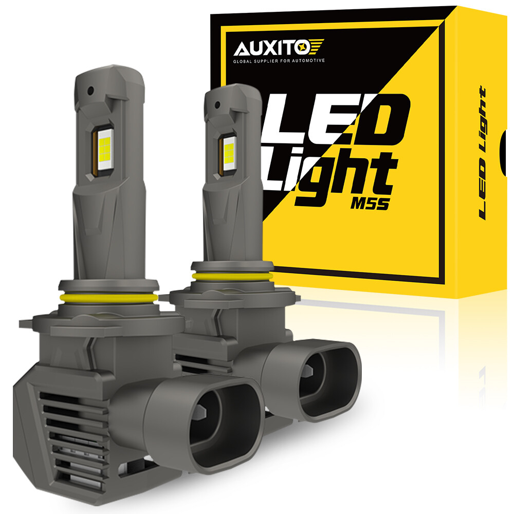 2X AUXITO 9012 LED BULB KIT High Low Beam Headlight Fanless Super White M5S LN
