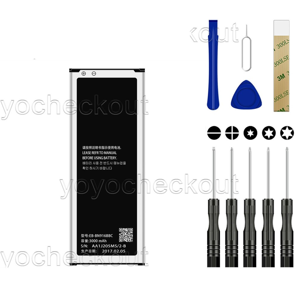 For Samsung Galaxy Note 4 N9100 Duos Repair Battery EB-BN916BBC EB-BN916BBE Tool