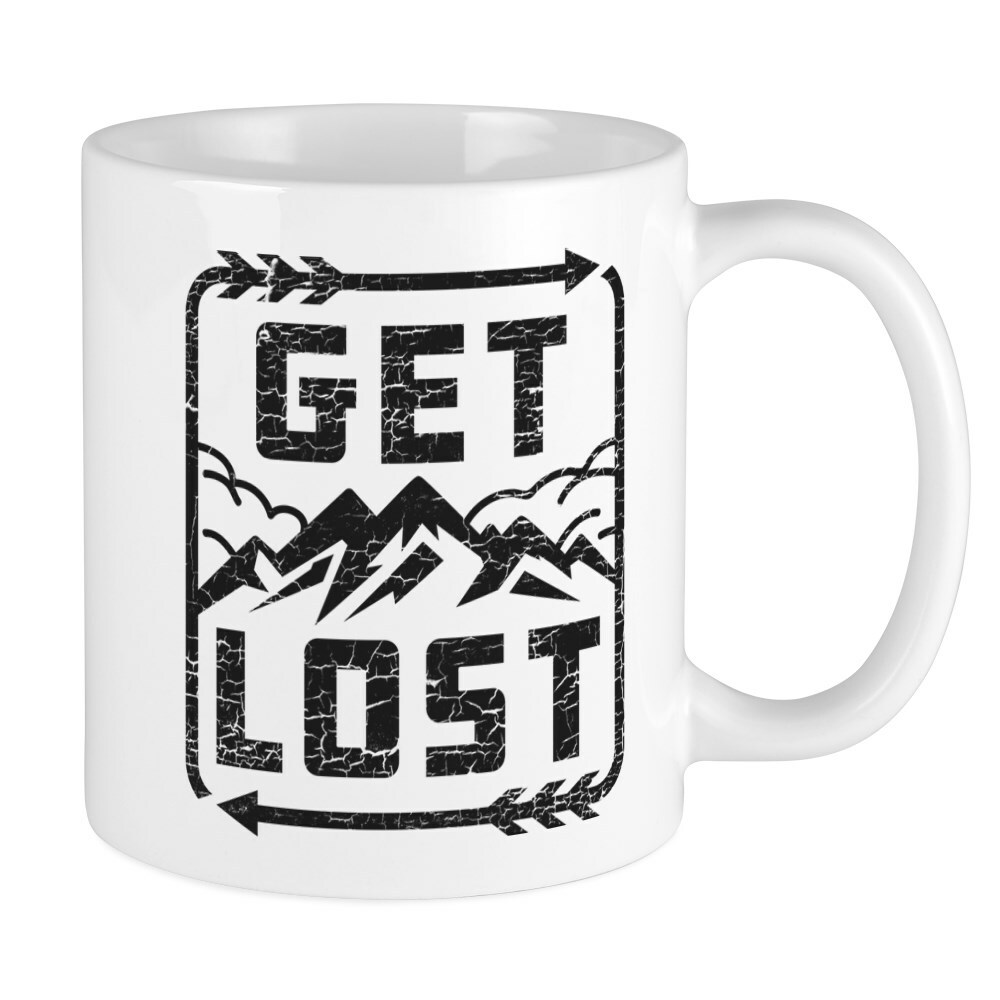 CafePress Get Lost 11 oz Ceramic Mug (105378045)