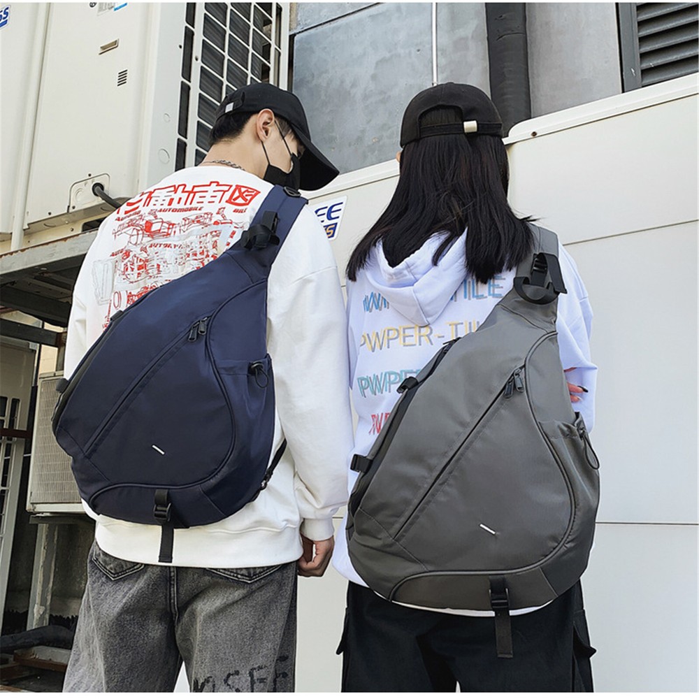 Casual Sling Chest Bag Large Crossbody Shoulder Backpack Hiking Travel Men Women