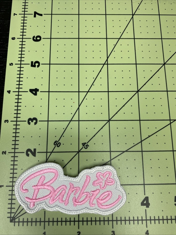 Barbie Embroidered Iron On Patch for Clothes and Bags