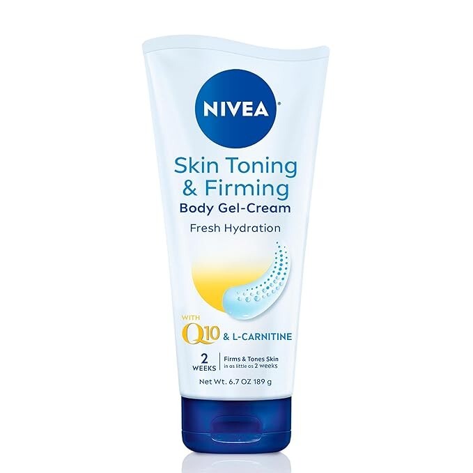Nivea Skin Toning and Firming Gel Cream with Q10 and L-Carnitine 6.7 Oz .