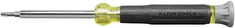 Klein Tools 32585 4-in-1 Multi-bit Precision Screwdriver Set Yellow Black