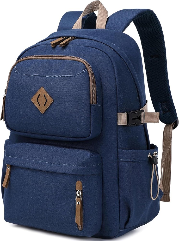 AO ALI VICTORY 15.6 Inch Anti-Theft Laptop Backpack in Blue for Travel